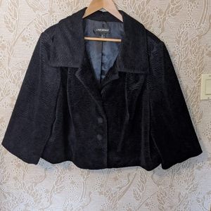 Lane Bryant Fuzzy Cropped Jacket